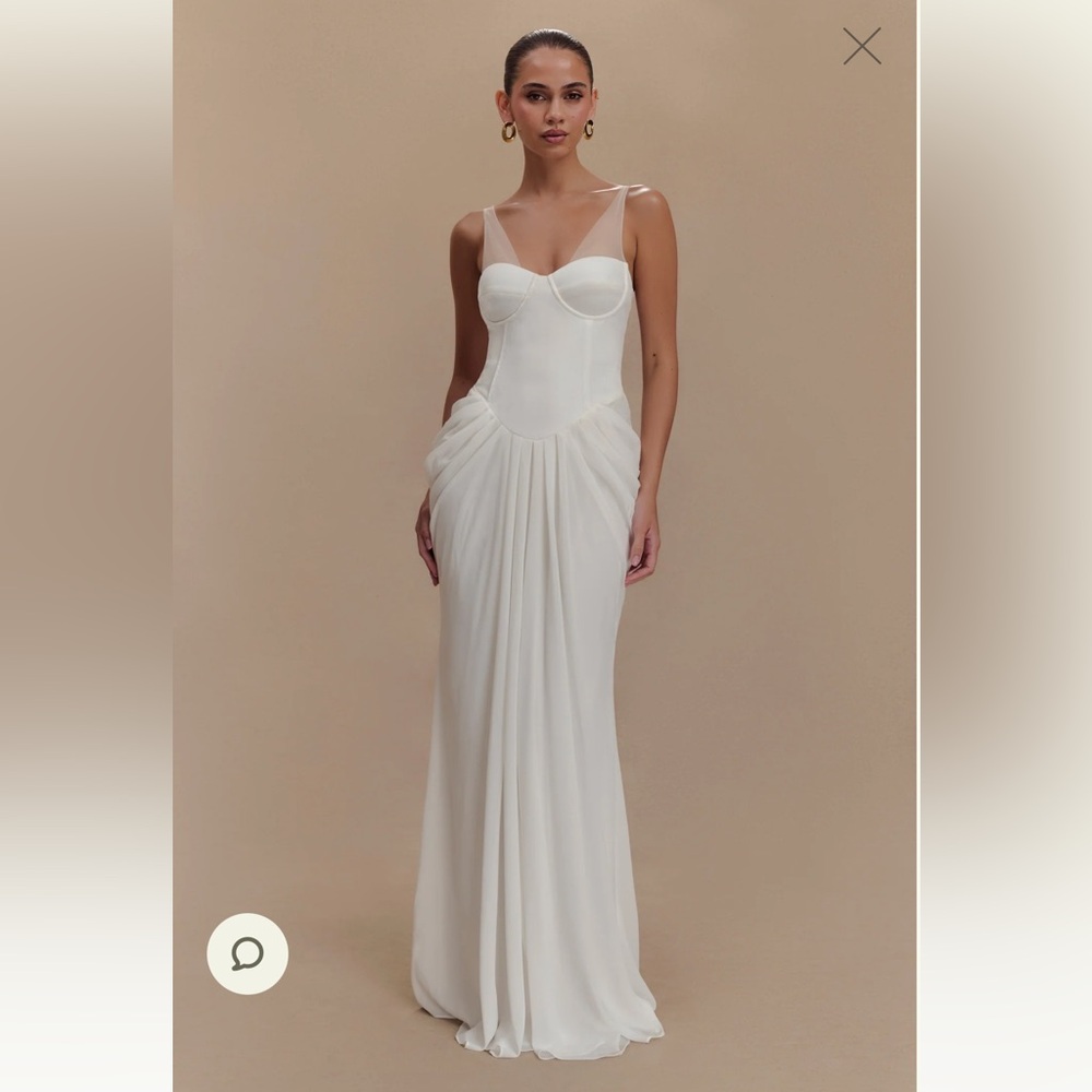 Meshki Roxanne White dress